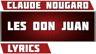Les Don Juan - Claude Nougaro - paroles