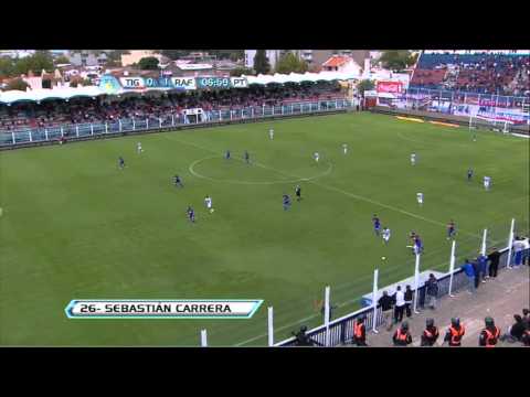 Gol de Carrera. Tigre 0 Rafaela 1. Fecha 8. Torneo Final 2013