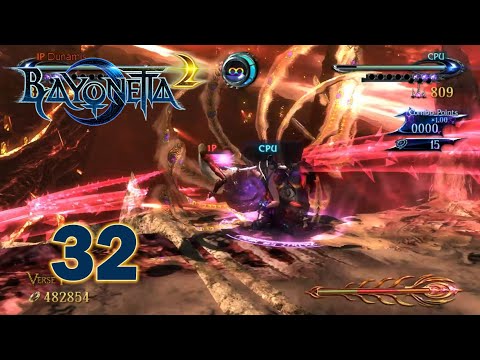 Bayonetta 2 Playthrough Pt 32 - Tag Climax Jeanne Gameplay vs Balder