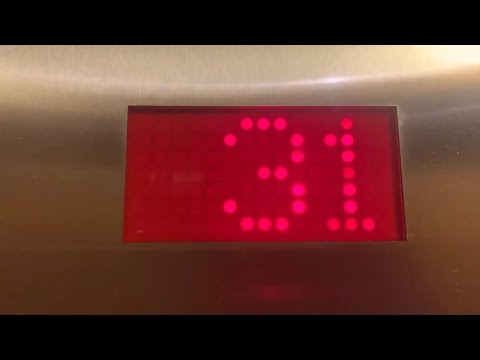 ThyssenKrupp Traditional traction high rise elevators @ Hyatt Regency west tower Orlando, FL