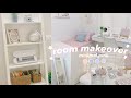 🍧 extreme aesthetic small room transformation🧁 korean & pinterest inspired