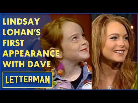 Lindsay Lohan's First Appearance With Dave | Letterman
