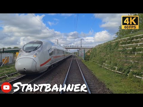 Regnerische Zugfahrt von Achern nach Rastatt | 4K Führerstandsmitfahrt AVG Linie S7