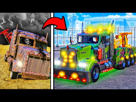 Repairing ABANDONED Army Tow Truck in GTA 5! (Bad Idea)