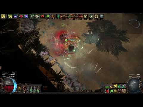 POE 3.20 Shaper + Elder fights + 100% crit combo