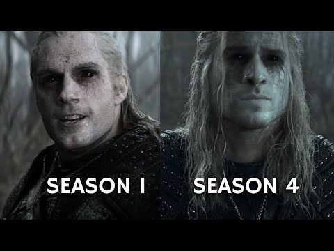 Geralt Vs Kikimora - The Witcher S01 Vs S04