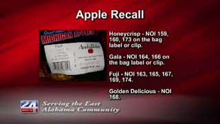 Recall on Jack Brown Produce Apples
