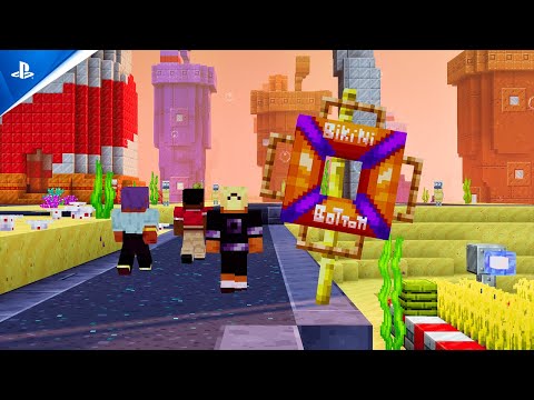 Minecraft - SpongeBob SquarePants Biomes Trailer | PS5 & PS4 Games