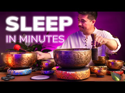 This **300-Year-Old Antique Bowl** Can Put You to Sleep in Minutes | Dim Screen · 8 Hours