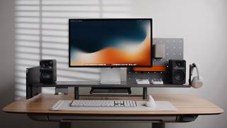 Ergonomic Standing Tech Desk Setup Build // COLAMY LumiDesk!