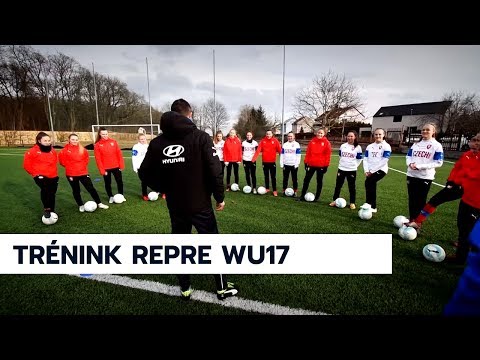 Trénink reprezentace WU17 na Bílé Hoře