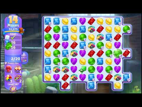 Willy Wonkas Sweet Adventure Level 187 - NO BOOSTERS 🍫 | SKILLGAMING ✔️