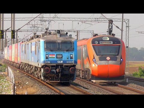 Dangerous WAP-5 Akal Takht+ Poorva+ Duronto+ Vande Bharat+ EF-12K engine+ Shaktipunj Exp