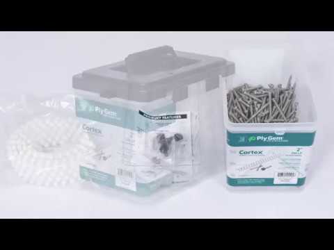 Cortex Hidden Fasteners For PVC Trim