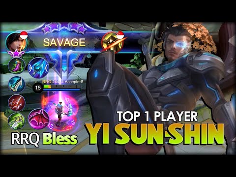 Azure Sentry Savage! 91% Win Rate, 8 Min Level 15 by RRQ Bless Top 1 Player YSS - Mobile Legends