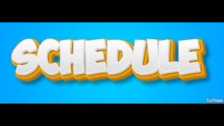 2026 Schedule