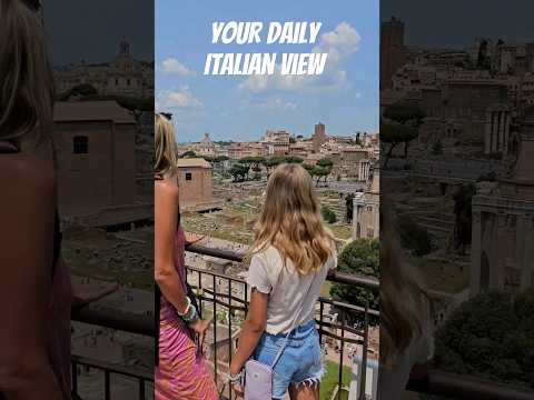 View of the Roman Forum from Palatine Hill, #Rome #Italy #romanforum #ancientrome