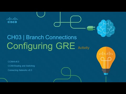 CCNA4 v6.0 | 3.4.2.4 Packet Tracer - Configuring GRE
