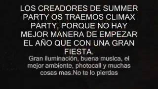 Video Promocional Climax Party.