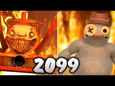 Choo Choo Charles vs Blue Rainbow Friends Evolution