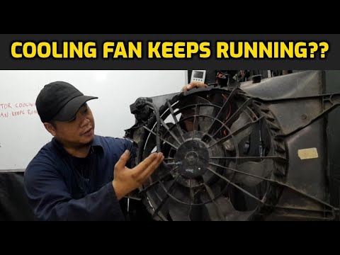 WHY RADIATOR COOLING FAN KEEPS RUNNING AND WON'T TURN OFF