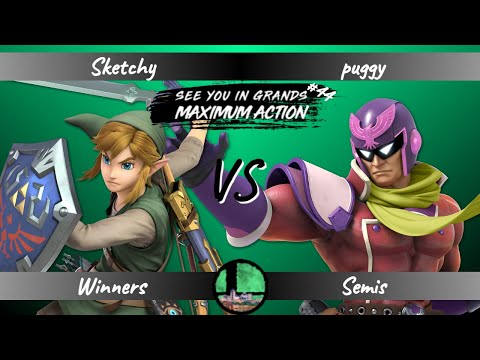 Sketchy (Link) vs puggy (Captain Falcon) - Winners Semis - SUGMA #44
