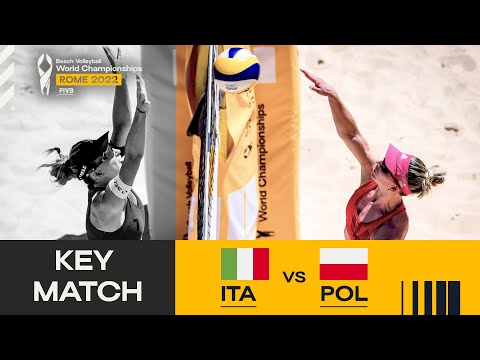 Scampoli/Bianchin 🇮🇹 vs. Wojtasik/Kociolek 🇵🇱 - Pool Play Highlights Rome 2022 #BeachWorldChamps