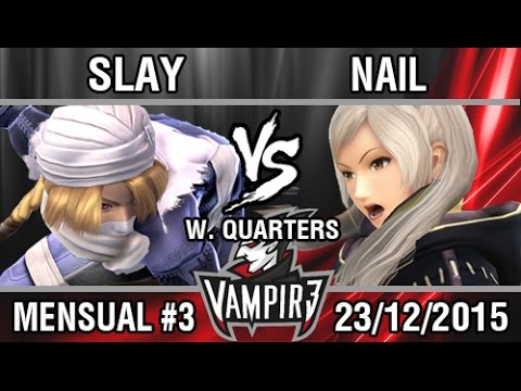 [Vampir3 Mensual #3] Slay (Sheik) vs Nail (Daraen) SSB4 Winners Quarters