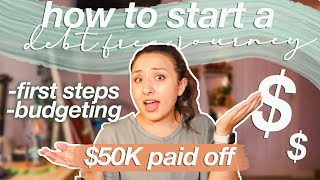 HOW TO START A DEBT FREE JOURNEY 2021 | I'm $50K down so far!