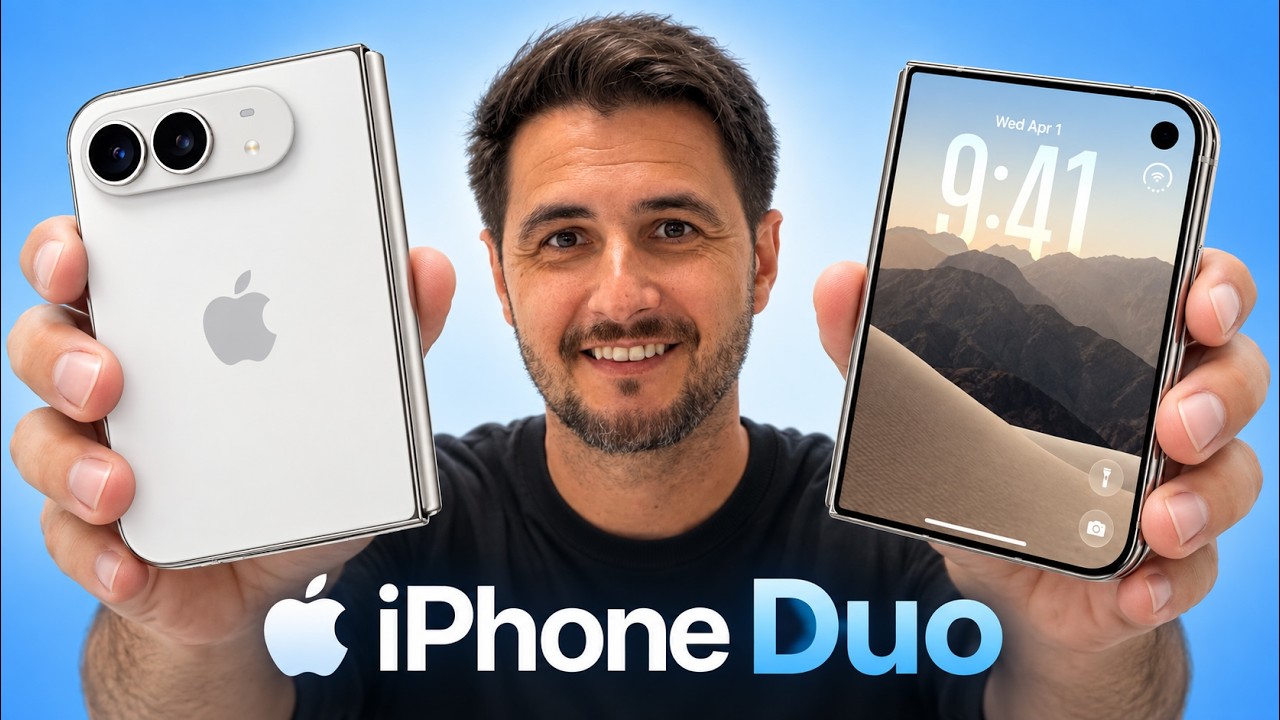 El PRIMER iPhone PLEGABLE es OFICIAL: ¡PRESENTACIÓN del iPhone Duo!