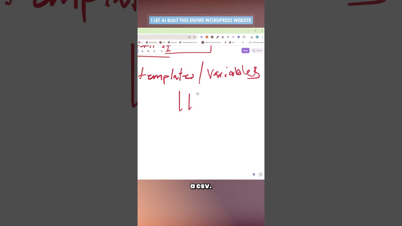 I Let AI Built This Entire WordPress Website #wordpress #roocode #augmentcode #cline #vscode