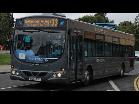 Cover Run | Service 33: 254/NK54NUU - Scania LN94UB Wright Solar