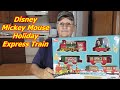 Disney Mickey Mouse Express Christmas Train Set Unbox And Run