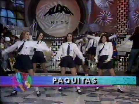 Paquitas New Generation cantando "Nova Geração" - Xuxa Hits 7/10/1995