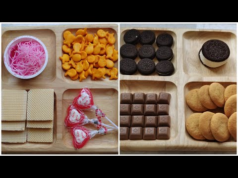 asmr filling platter with chocolate and Icecream🍭🍦#asmr#satisfying#viralvideo