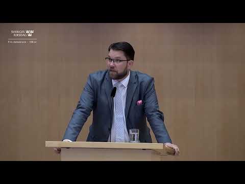 Magdalena Andersson har misslyckats - det är inte vårt fel - Jimmie Åkesson