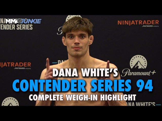 DWCS 2026 Week 8 Weigh-In Highlights: Staines vs. Abushaar