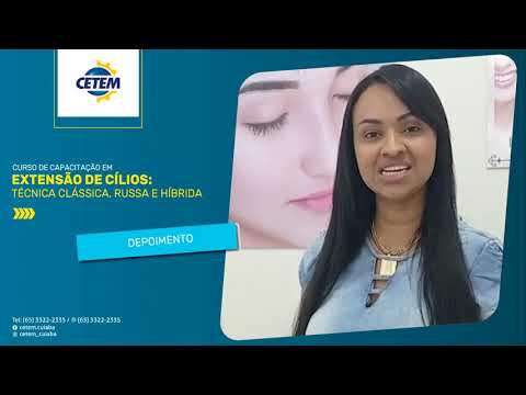 CETEM - Depoimento Ana Leticia (Curso de Extensão de Cílios)