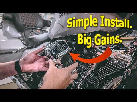 Harley Stage 1 Performance Boost – Vance & Hines Air Intake Install & Review-DIY