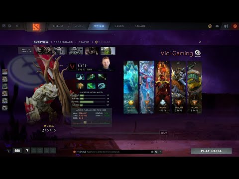 dota2sup Cr1t tiny EG vs VG   -ONE DOTA2 SINGAPORE by PGL