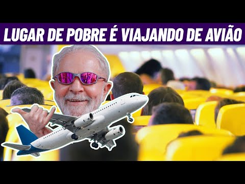 POBRE VIAJANDO DE AVIÃO