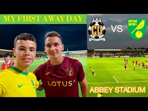 MY FIRST EVER AWAY DAY - Cambridge United v Norwich City Matchday Experience (Preseason Friendly)
