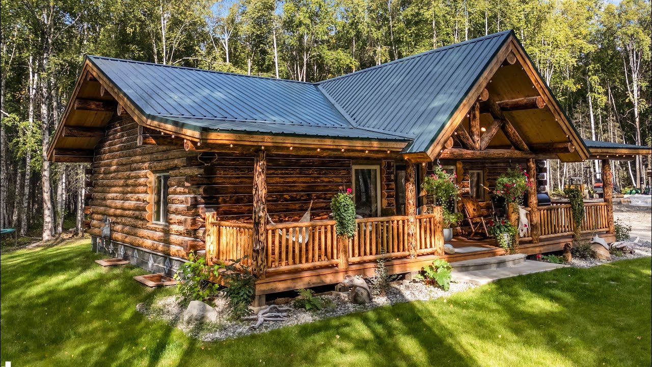 Do YOU Want To Live in our Alaska Log Home!