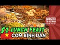 Vietnamese RICE LUNCH Com Binh Dan Endless Side Dishes