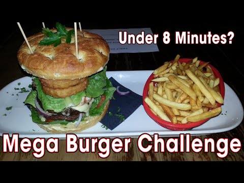 MEGA CHEESEBURGER CHALLENGE in Leeds, England!!