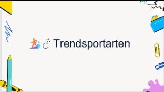 Trendsportarten I Goethe B2 Präsentation I Teil 1 I Prüfungsvorbereitung