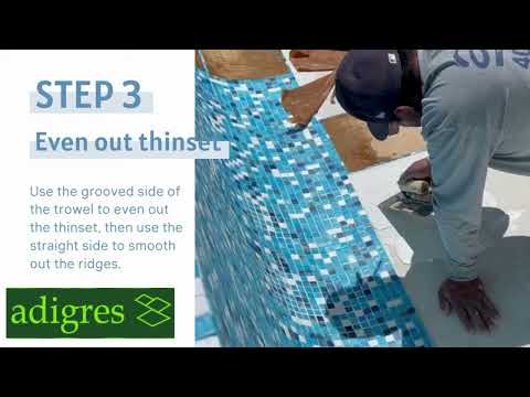 how to install mosaic tiles #mosaic #mosaictiles #adigres #adityaceramics