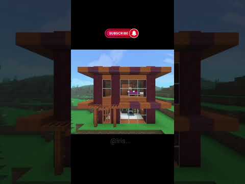 Birch Man - Minecraft: small wooden house #shorts #minecraft