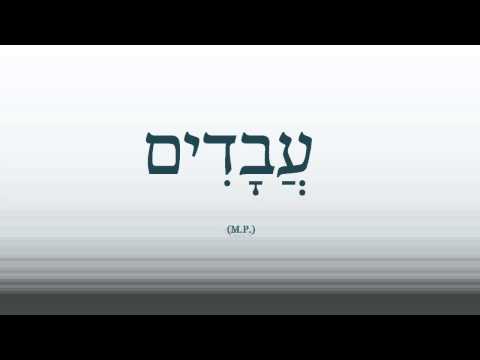 13 - Basic Biblical Hebrew Vocabulary