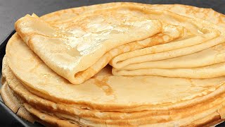 The BEST pancake recipes from a French chef! 🔝 3 Simple and delicious pancakes!